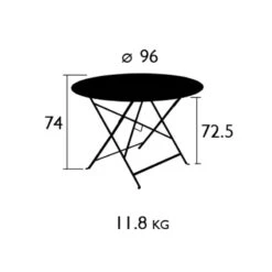 Floréal Table Ø96, Cotton White 11 Floréal Table Ø96, Cotton White -Hay Sales Store 84e96264 d61c 4edb 967d 1101840256f8