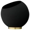 AYTM Globe Flower Pot Ø37 Cm, Black