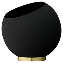 AYTM Globe Flower Pot Ø37 Cm, Black