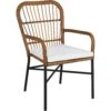 Brafab Anemon Dining Chair, Natural/White