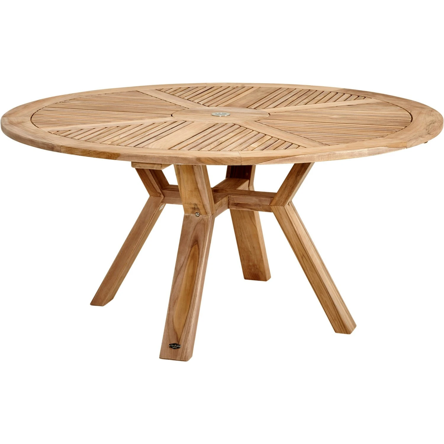 Brafab Circus Dining Table Teak, Ø150x73 Cm 1 Brafab Circus Dining Table Teak, Ø150x73 Cm