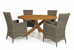 Brafab Eios Table Ø150, Teak 6 Brafab Eios Table Ø150, Teak -Hay Sales Store brafab eios table 150 teak 2