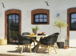 Brafab Eios Table Ø150, Teak 7 Brafab Eios Table Ø150, Teak -Hay Sales Store brafab eios table 150 teak 3