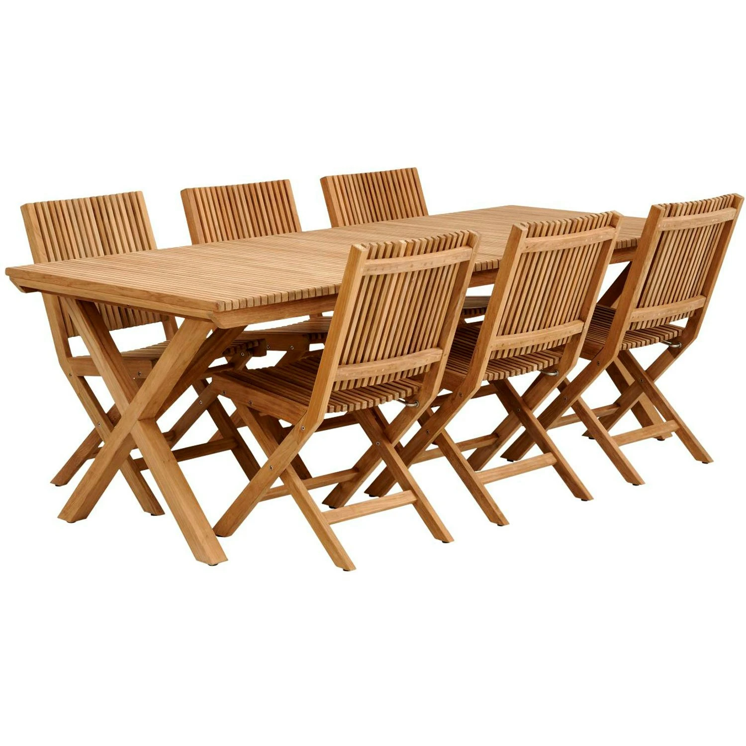 Brafab Julita Dining Table Teak, 90x220 Cm 2 Brafab Julita Dining Table Teak, 90x220 Cm - Image 2