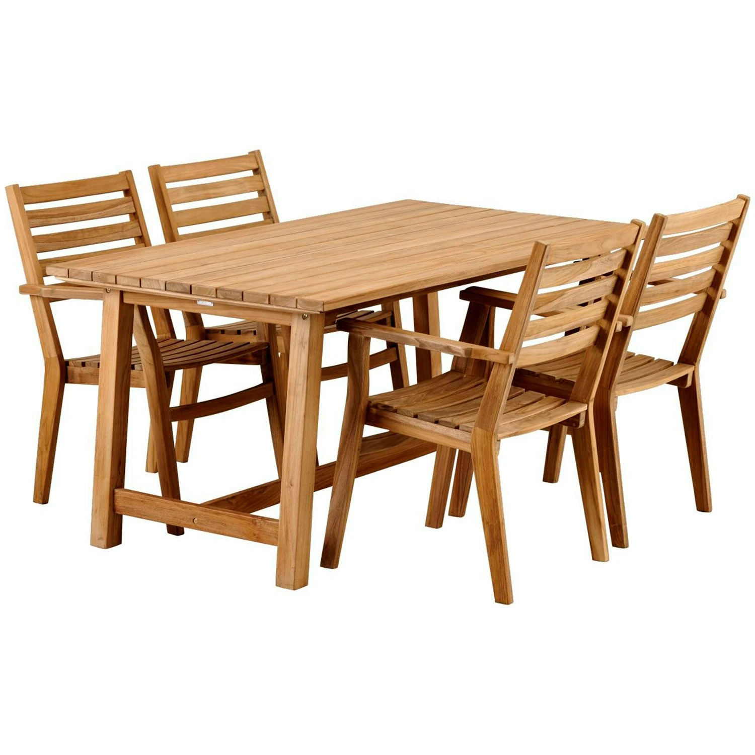 Brafab Keros Dining Table Teak 90x160 2 Brafab Keros Dining Table Teak 90x160 - Image 2