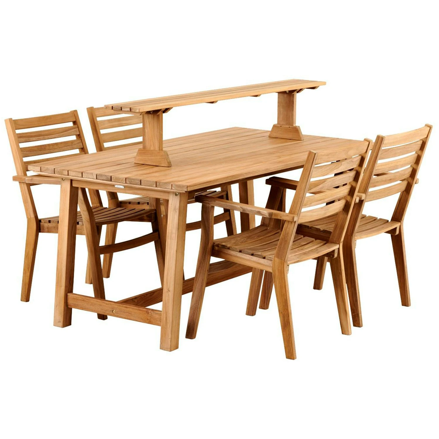 Brafab Keros Dining Table Teak 90x160 3 Brafab Keros Dining Table Teak 90x160 - Image 3