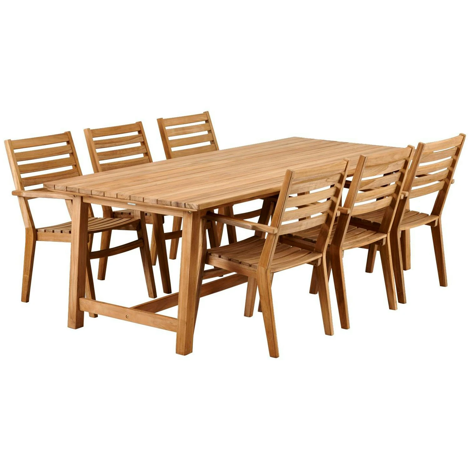 Brafab Keros Dining Table Teak 100x230 2 Brafab Keros Dining Table Teak 100x230 - Image 2