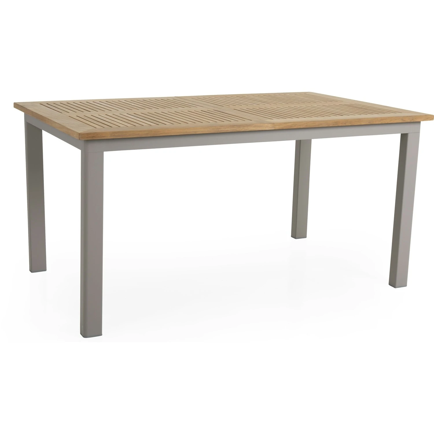 Brafab Lyon Dining Table 152-210x92, Teak/Khaki 1 Brafab Lyon Dining Table 152-210x92, Teak/Khaki