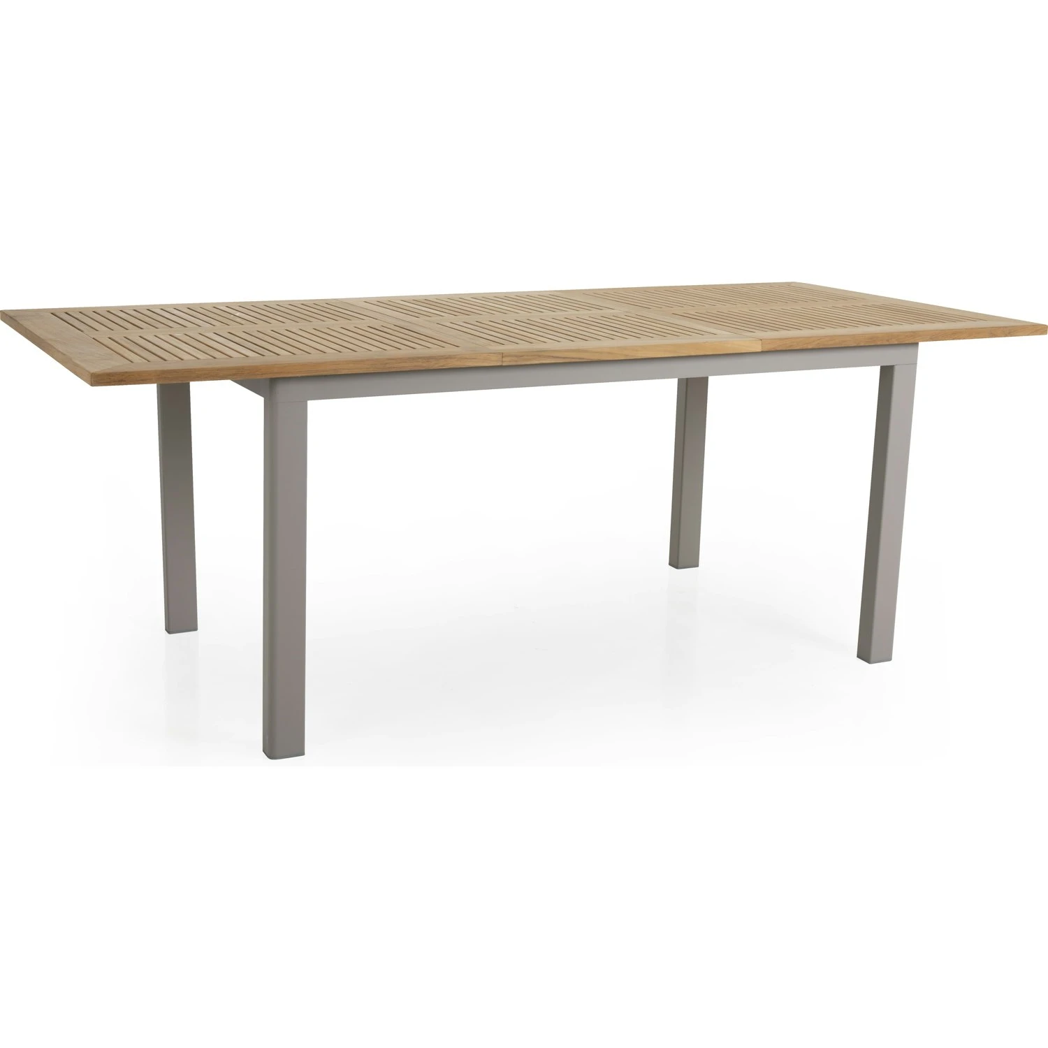 Brafab Lyon Dining Table 152-210x92, Teak/Khaki 2 Brafab Lyon Dining Table 152-210x92, Teak/Khaki - Image 2