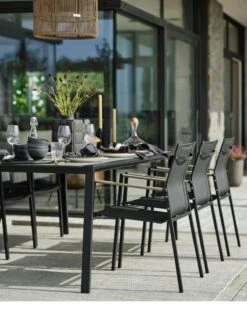 Brafab Lyra Dining Chair, Black/Grey -Hay Sales Store brafab lyra armchair black grey 7