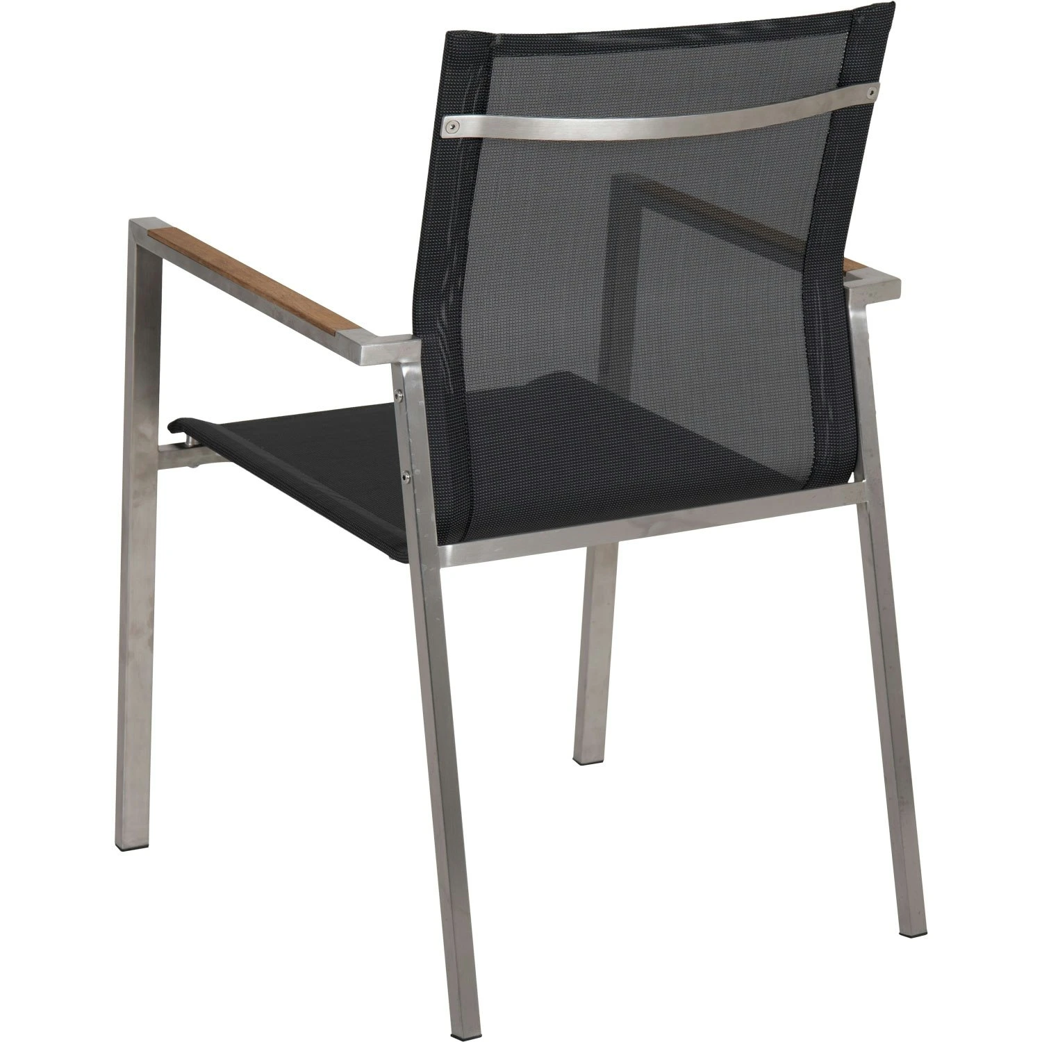 Brafab Naos Dining Chair, Stainless Steel/Dark Grey 2 Brafab Naos Dining Chair, Stainless Steel/Dark Grey - Image 2