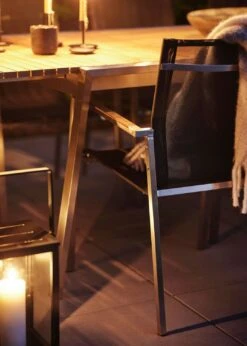 Brafab Naos Dining Chair, Stainless Steel/Dark Grey 9 Brafab Naos Dining Chair, Stainless Steel/Dark Grey -Hay Sales Store brafab naos armchair rf teak 3