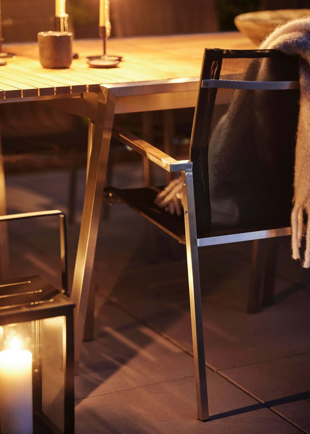 Brafab Naos Dining Chair, Stainless Steel/Dark Grey 4 Brafab Naos Dining Chair, Stainless Steel/Dark Grey - Image 4