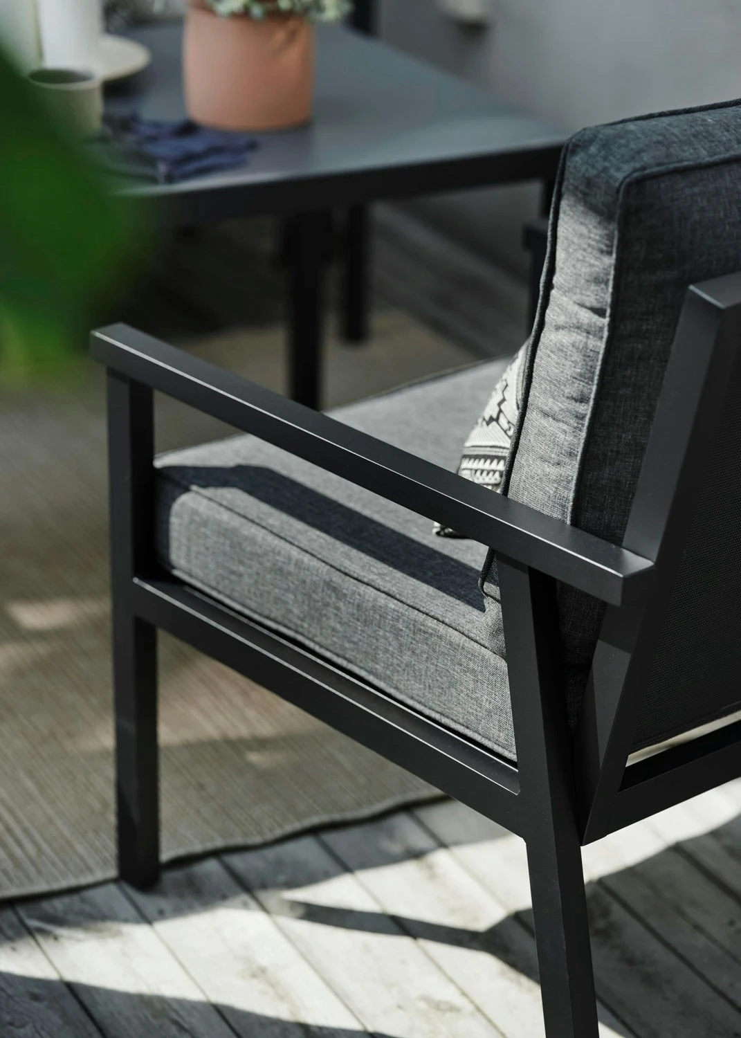 Brafab Rana Lounge Set Low 5 Seats, Black/Anthracite 2 Brafab Rana Lounge Set Low 5 Seats, Black/Anthracite - Image 2