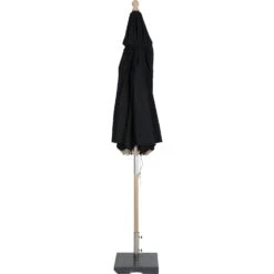 Brafab Reggio Parasol Ø300 Cm, Black 5 Brafab Reggio Parasol Ø300 Cm, Black -Hay Sales Store brafab reggio wooden parasol 3m 4