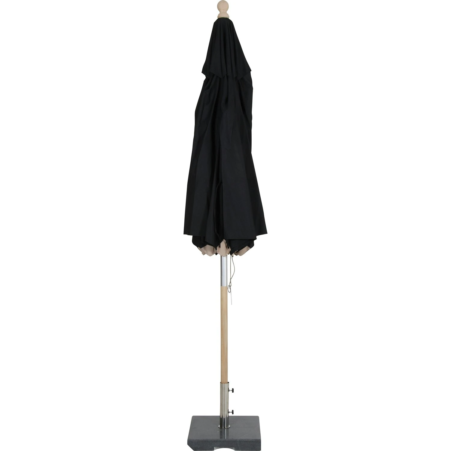 Brafab Reggio Parasol Ø300 Cm, Black 3 Brafab Reggio Parasol Ø300 Cm, Black - Image 3