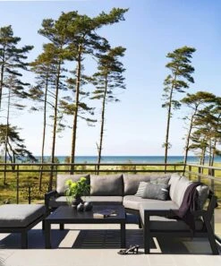 Brafab Stettler Modular Sofa End Piece Right, Black/Grey 11 Brafab Stettler Modular Sofa End Piece Right, Black/Grey -Hay Sales Store brafab stettler 2 s v matt black w d 4