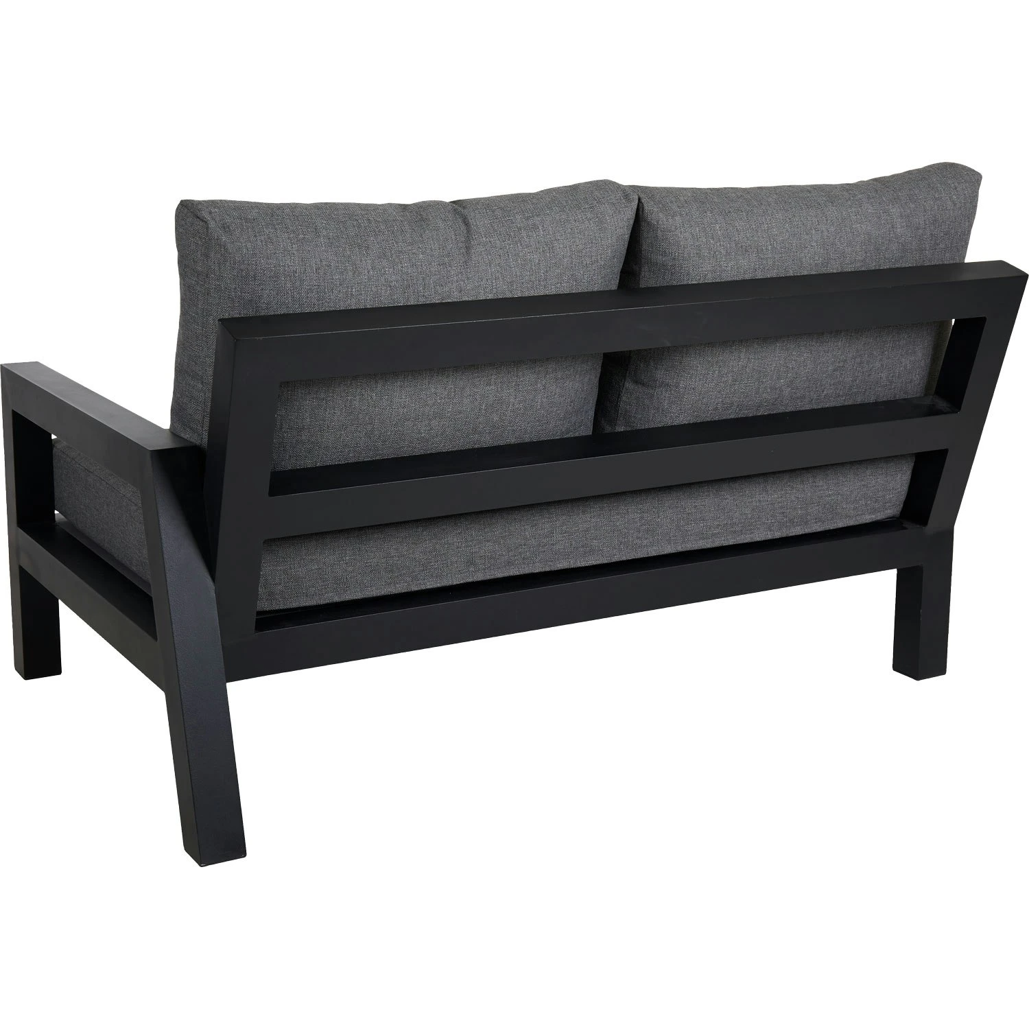 Brafab Stettler Modular Sofa End Piece Right, Black/Grey 2 Brafab Stettler Modular Sofa End Piece Right, Black/Grey - Image 2