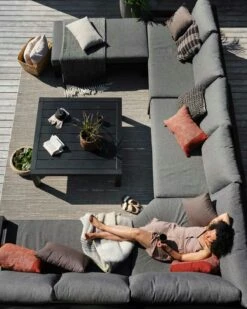 Brafab Stettler Modular Sofa Corner Piece, Black/Grey 8 Brafab Stettler Modular Sofa Corner Piece, Black/Grey -Hay Sales Store brafab stettler corner matt black m dyn 2