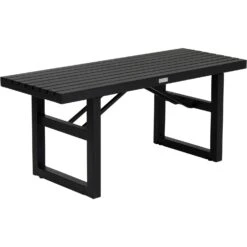 Brafab Vevi Bench 105 Cm Aluminium, Black