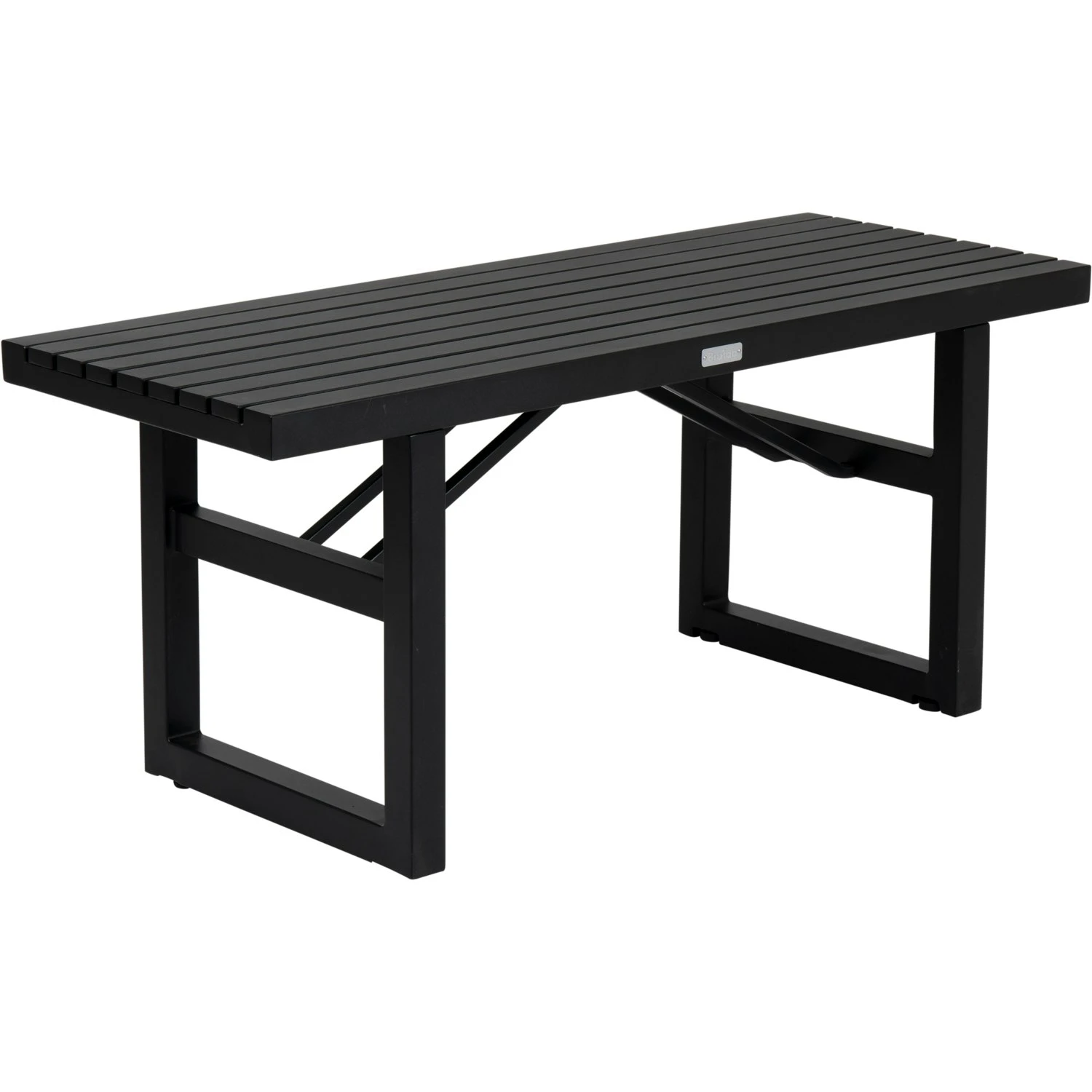 Brafab Vevi Bench 105 Cm Aluminium, Black 1 Brafab Vevi Bench 105 Cm Aluminium, Black