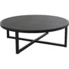 Brafab Vevi Coffee Table 100 Cm Aluminium, Black