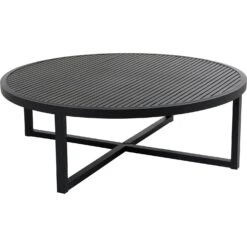 Brafab Vevi Coffee Table 100 Cm Aluminium, Black