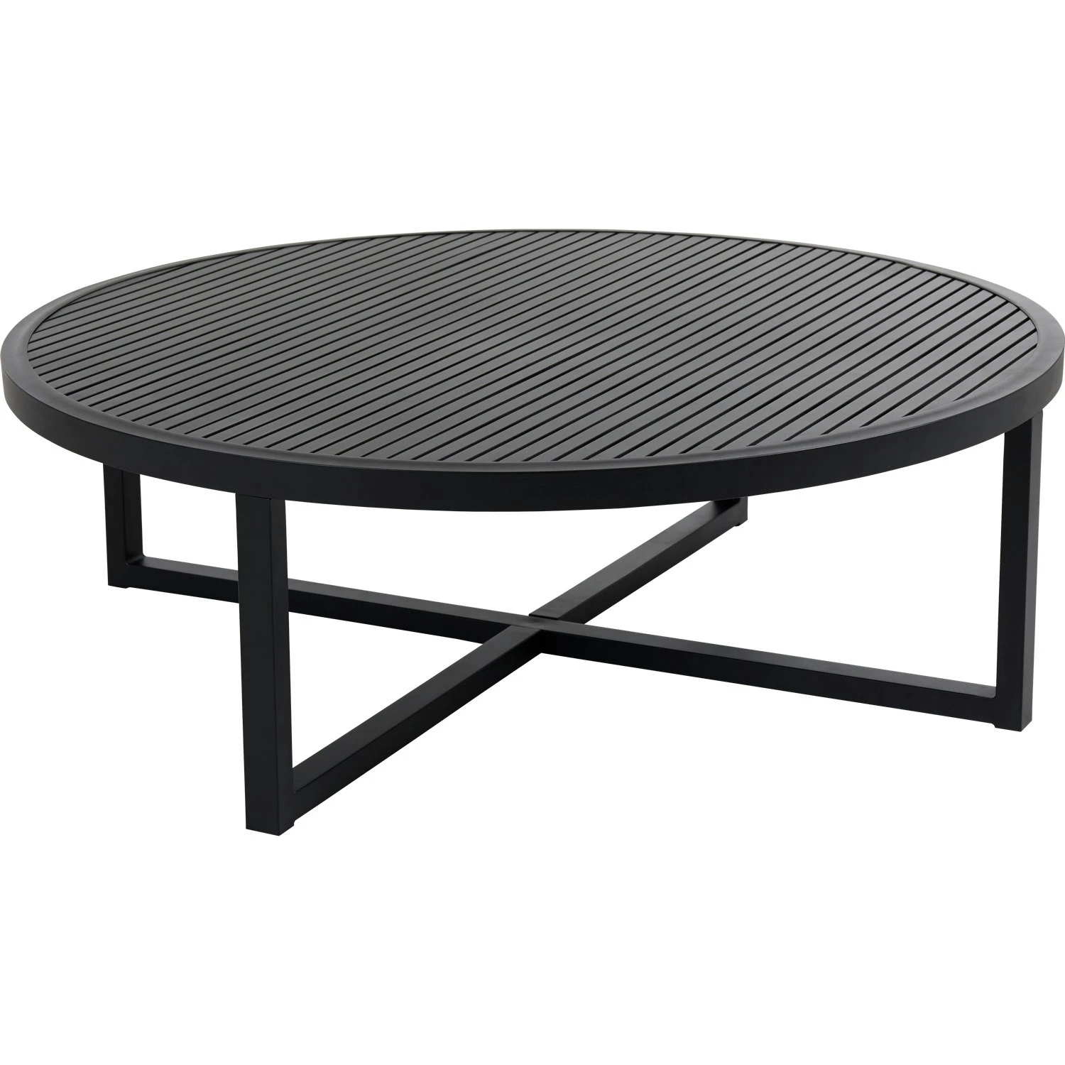 Brafab Vevi Coffee Table 100 Cm Aluminium, Black 1 Brafab Vevi Coffee Table 100 Cm Aluminium, Black