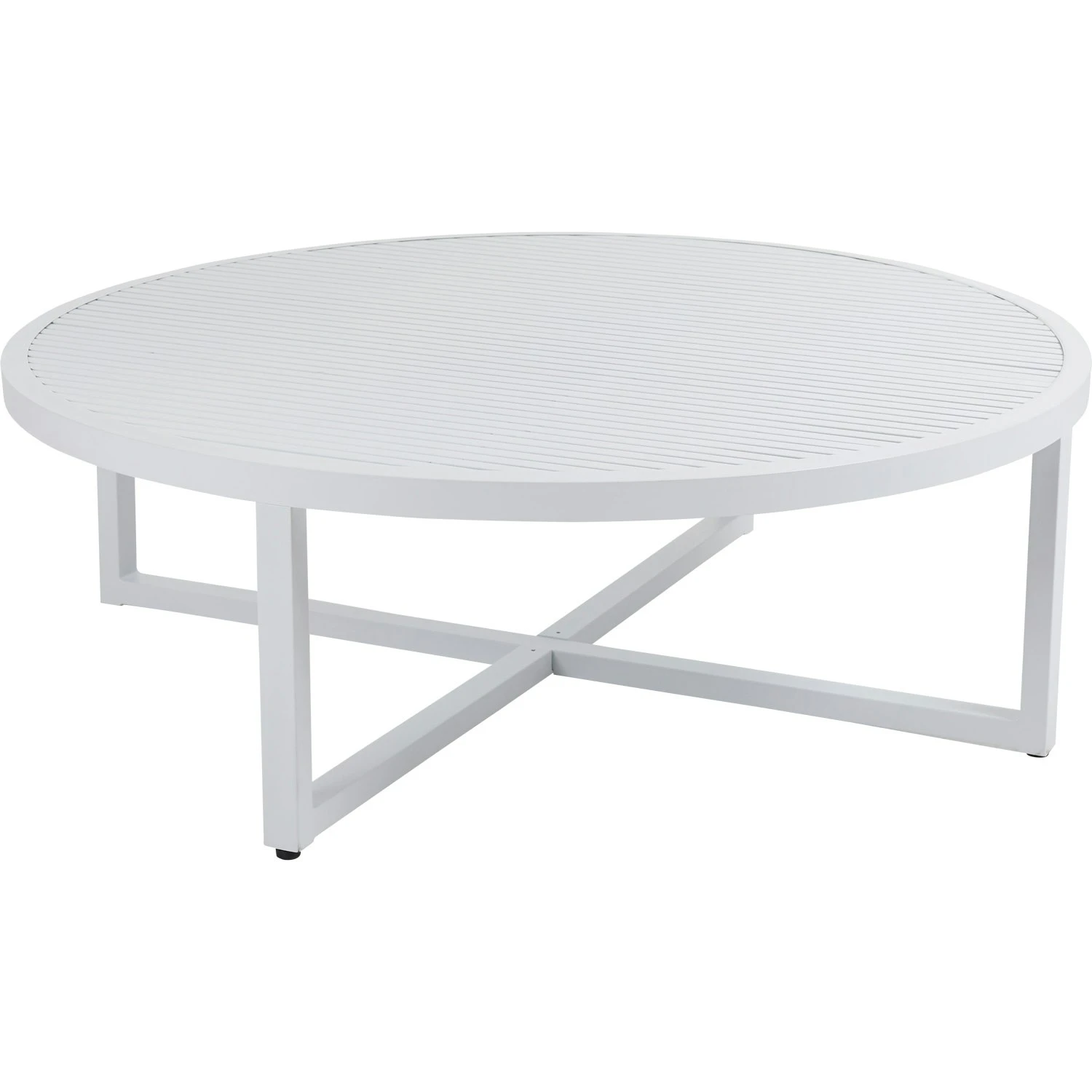 Brafab Vevi Coffee Table 100 Cm Aluminium, White 1 Brafab Vevi Coffee Table 100 Cm Aluminium, White