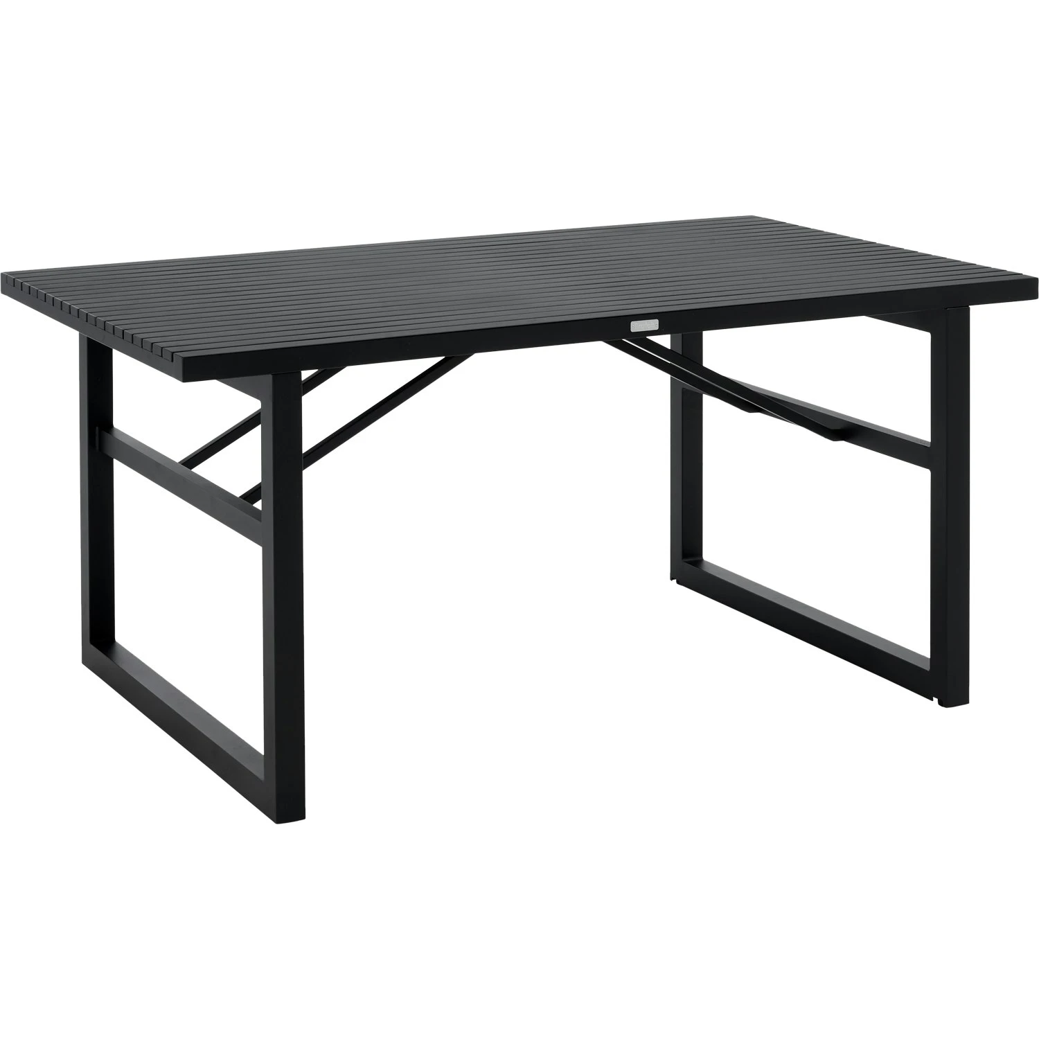Brafab Vevi Dining Table 160x90 Cm Aluminium, Black 1 Brafab Vevi Dining Table 160x90 Cm Aluminium, Black
