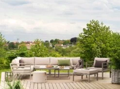 Brafab Weldon Corner Sofa 5-Seater, Khaki/Sand