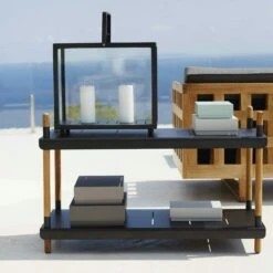 Lighthouse Lantern Large, Grey 8 Lighthouse Lantern Large, Grey -Hay Sales Store cane line lighthouse lantern grey 2 2