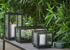 Lighthouse Lantern Small, Grey -Hay Sales Store cane line lighthouse lantern grey 4