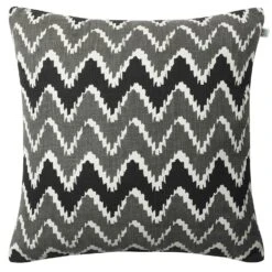 Ikat Bangalore Outdoor Cushion 50x50 Cm, Grey/Black