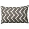 Ikat Sema Cushion 40x60 Cm Outdoor, Grey / Off-white