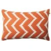 Ikat Sema Outdoor Cushion 40x60 Cm, Apricot Orange