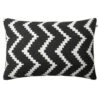 Ikat Sema Outdoor Cushion 40x60 Cm, Black