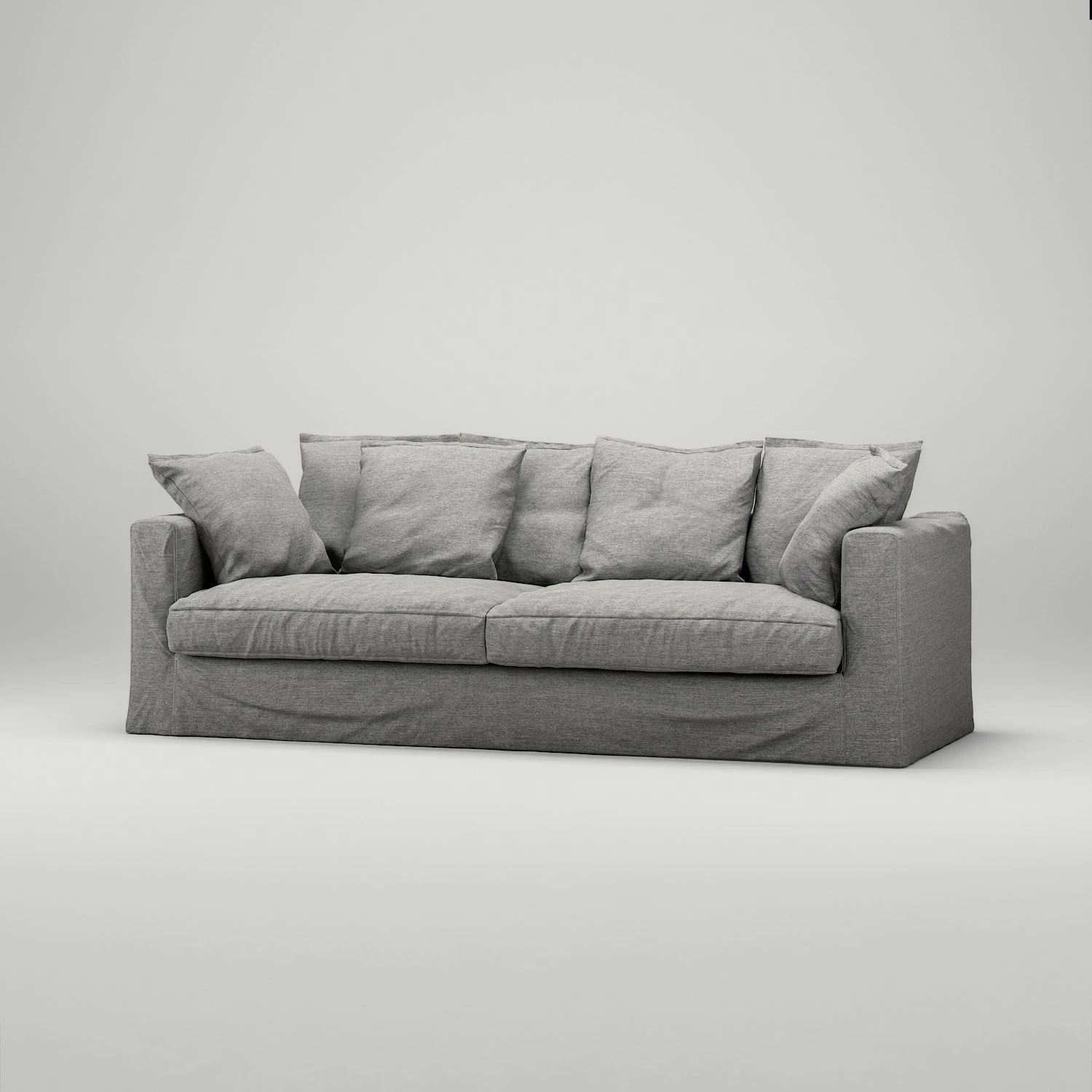 Le Grand Air 3-Seater Sofa Outdoor Sunbrella, Flanelle 3 Le Grand Air 3-Seater Sofa Outdoor Sunbrella, Flanelle - Image 3