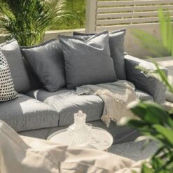 Le Grand Air 3-Seater Sofa Outdoor Sunbrella, Flanelle 9 Le Grand Air 3-Seater Sofa Outdoor Sunbrella, Flanelle -Hay Sales Store decotique le grand air outdoor 3 seater sunbrella 18