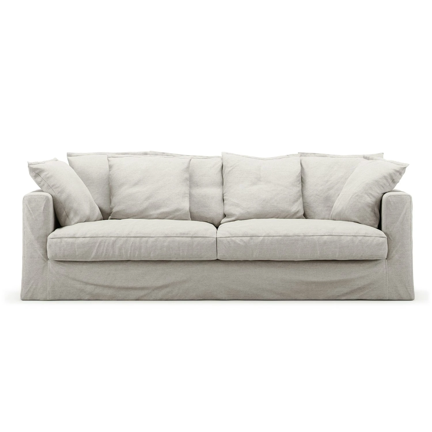 Le Grand Air 3-Seater Sofa Outdoor Sunbrella, Silver Grey 1 Le Grand Air 3-Seater Sofa Outdoor Sunbrella, Silver Grey