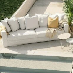 Le Grand Air 3-Seater Sofa Outdoor Sunbrella, Silver Grey 8 Le Grand Air 3-Seater Sofa Outdoor Sunbrella, Silver Grey -Hay Sales Store decotique le grand air outdoor 3 seater sunbrella 23