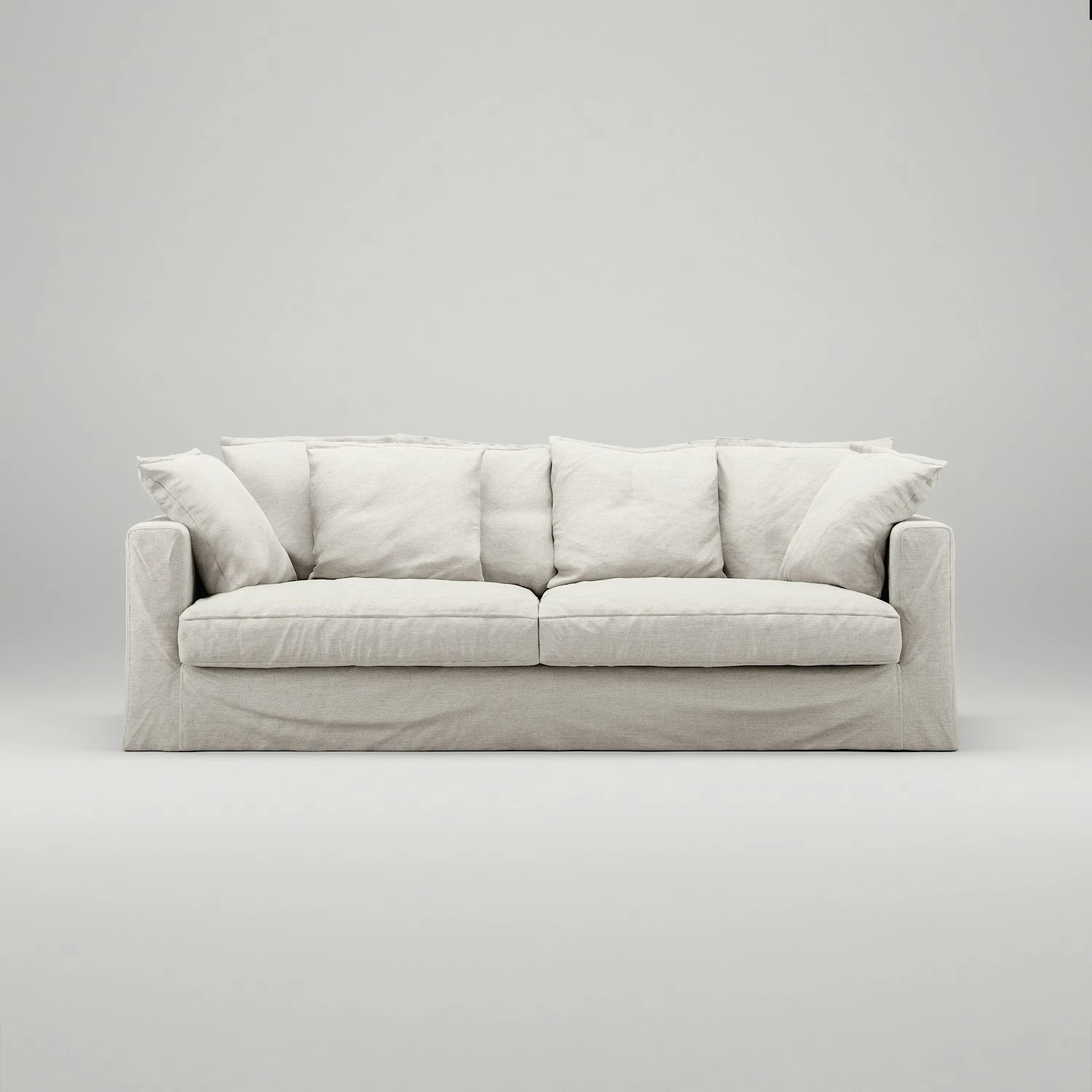 Le Grand Air 3-Seater Sofa Outdoor Sunbrella, Silver Grey 5 Le Grand Air 3-Seater Sofa Outdoor Sunbrella, Silver Grey - Image 5