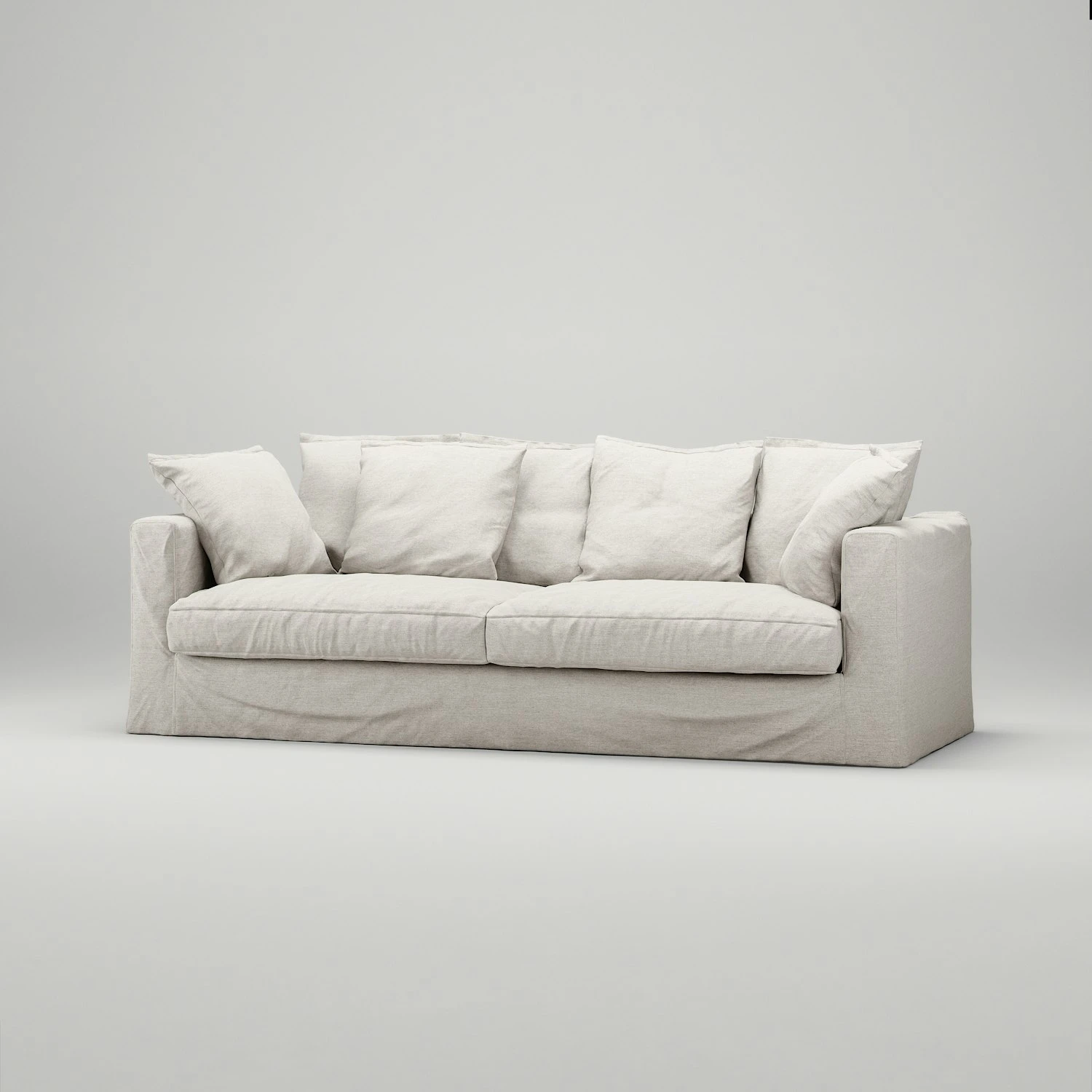 Le Grand Air 3-Seater Sofa Outdoor Sunbrella, Silver Grey 6 Le Grand Air 3-Seater Sofa Outdoor Sunbrella, Silver Grey - Image 6