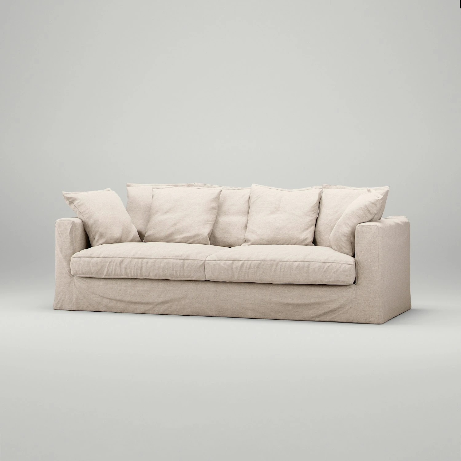 Le Grand Air 3-Seater Sofa Outdoor Sunbrella, Canvas Beige 3 Le Grand Air 3-Seater Sofa Outdoor Sunbrella, Canvas Beige - Image 3