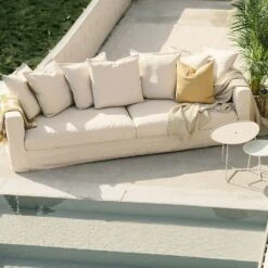 Le Grand Air 3-Seater Sofa Outdoor Sunbrella, Canvas Beige 9 Le Grand Air 3-Seater Sofa Outdoor Sunbrella, Canvas Beige -Hay Sales Store decotique le grand air outdoor 3 seater sunbrella 52