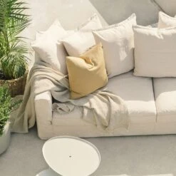 Le Grand Air 3-Seater Sofa Outdoor Sunbrella, Canvas Beige 10 Le Grand Air 3-Seater Sofa Outdoor Sunbrella, Canvas Beige -Hay Sales Store decotique le grand air outdoor 3 seater sunbrella 53