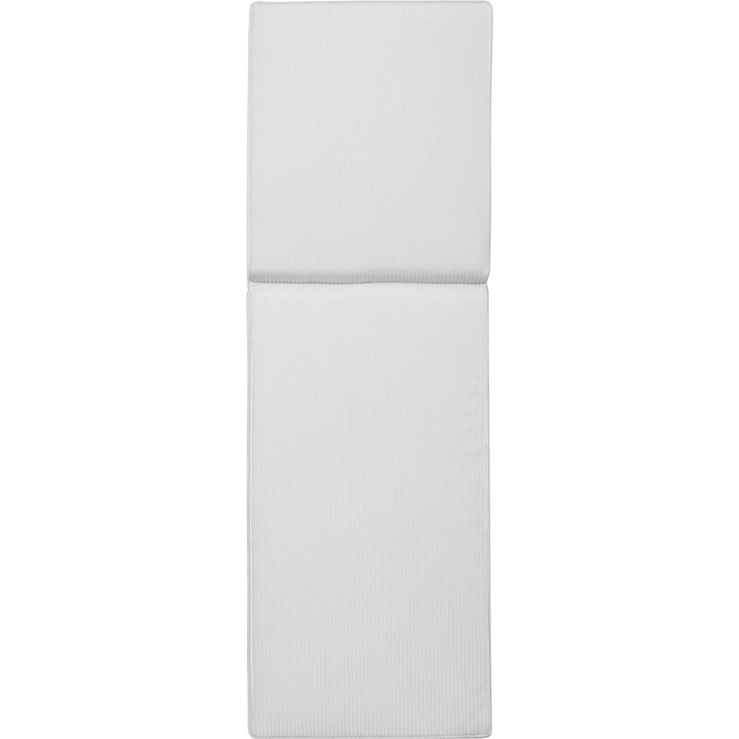 Narrow Stripe Sunbed Cushion 60x186 Cm, White 1 Narrow Stripe Sunbed Cushion 60x186 Cm, White
