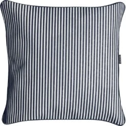Narrow Stripe Cushion 45x45 Cm, Navy