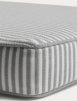 Narrow Stripe Sunbed Cushion 50x186 Cm, Grey -Hay Sales Store diyti narrow stripe deck chair cushion 50x186 cm 1