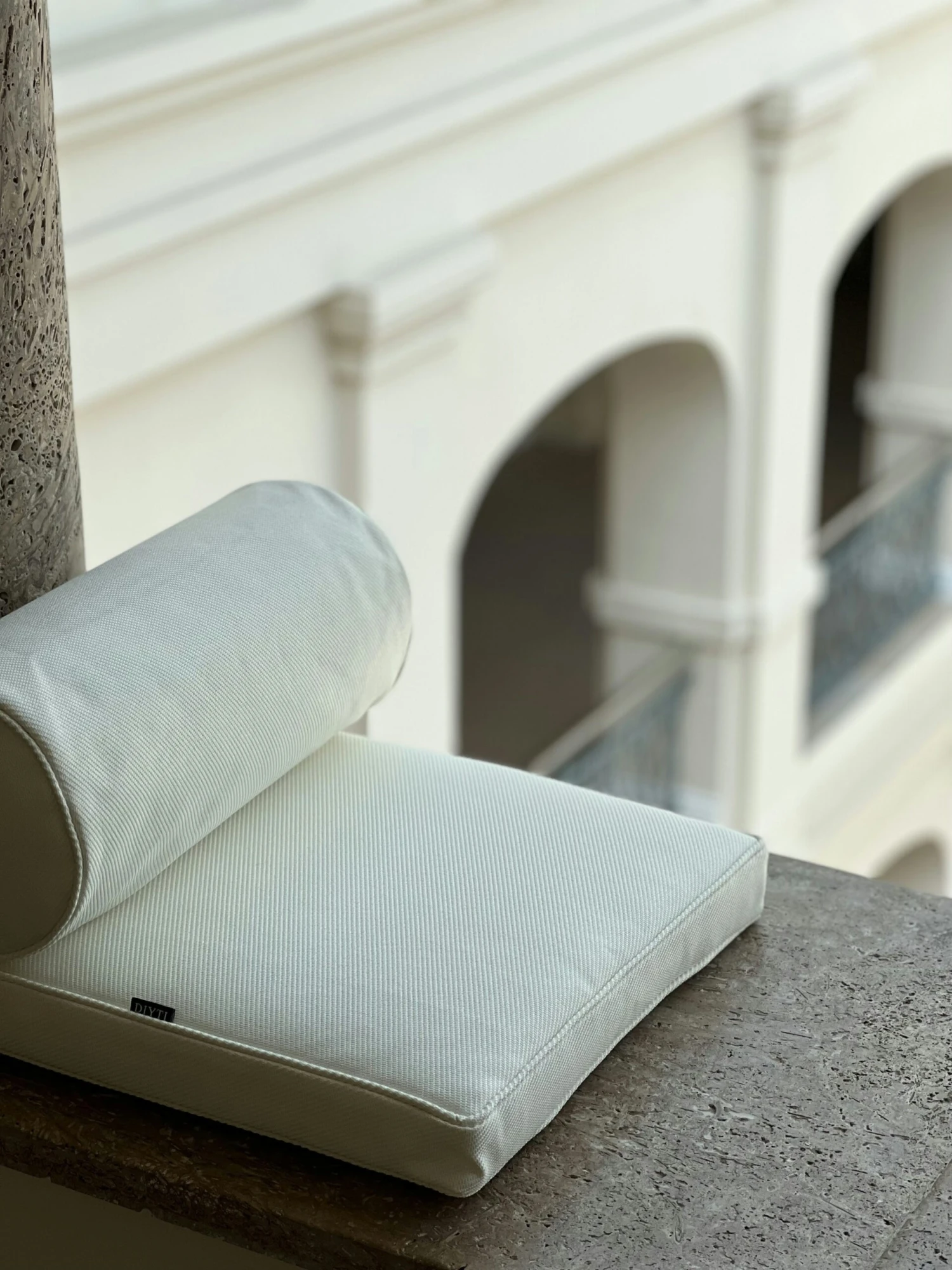 Plain Cushion 17x45 Cm, White 3 Plain Cushion 17x45 Cm, White - Image 3